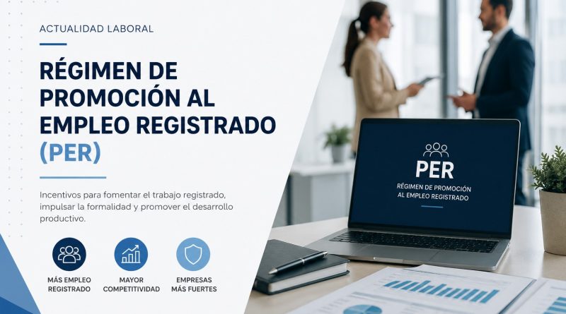 Blanqueo Laboral – Regimen de Promoción al Empleo Registrado (PER) Blanqueo Laboral – Regimen de Promoción al Empleo Registrado (PER)